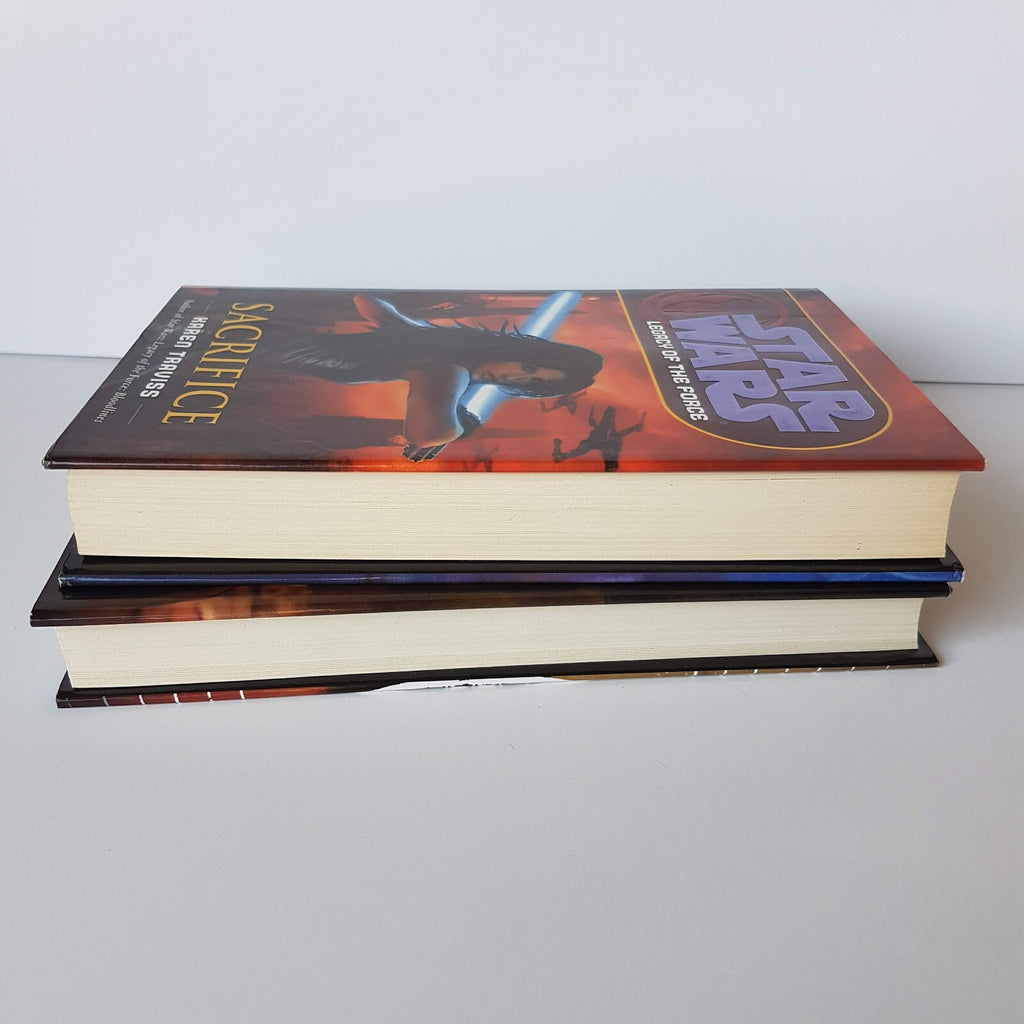 STAR WARS Books Legacy Of The Force Sacrifice 2007 Invincible 2008 Set Hardcover5