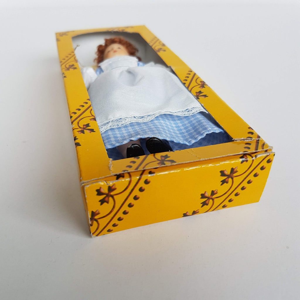 Del Prado Doll House VICTORIAN NANNY MAID Doll Blue White Collectible Toy BOX6