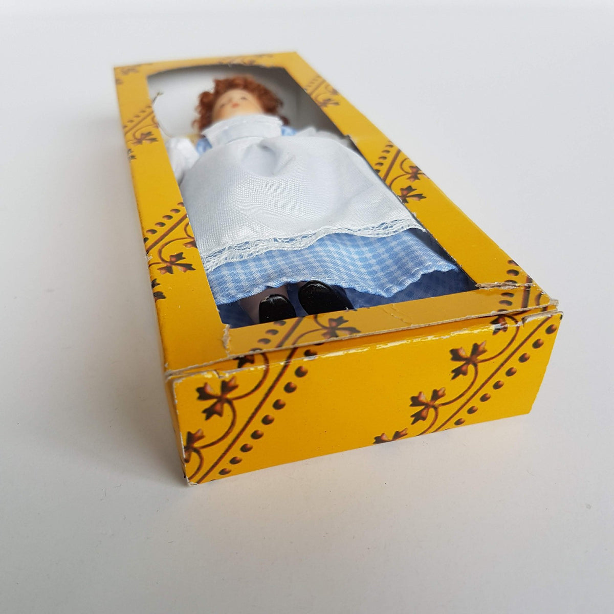 Del Prado Doll House VICTORIAN NANNY MAID Doll Blue White Collectible Toy BOX6