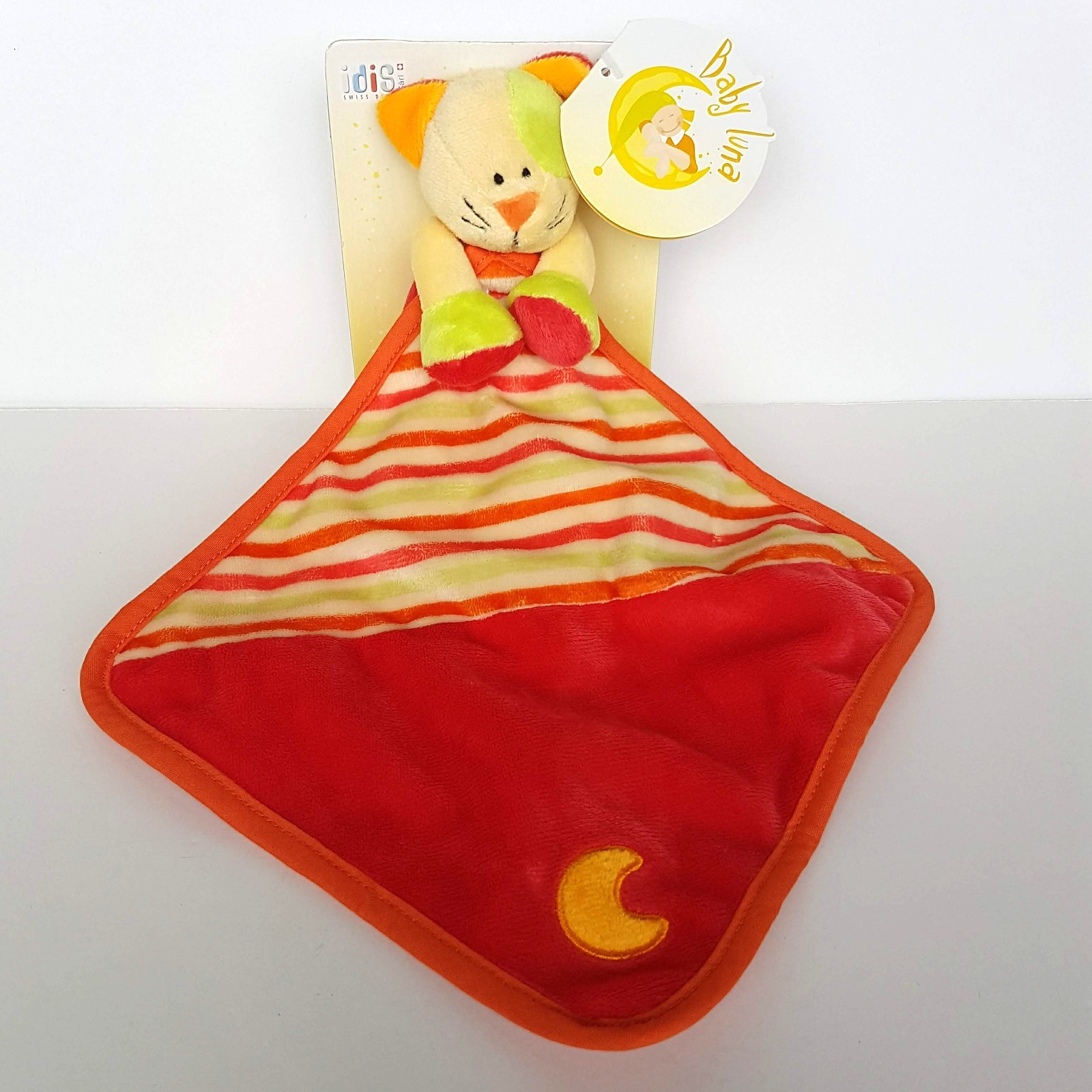 NEW Baby Luna CAT Baby Lovey Comforter Security Blanket Soft Toy Stuffed Animal0