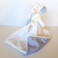 Anko WHITE ELEPHANT Baby Lovey Security Blanket Comforter Plush Soft Toy Sleep0