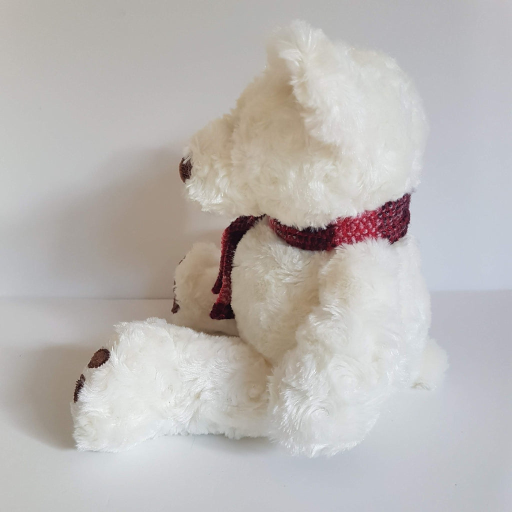 Myer BAXTER Teddy Bear Red Scarf 33cm Stuffed Animal Soft Toy Bear Cuddly Cute7