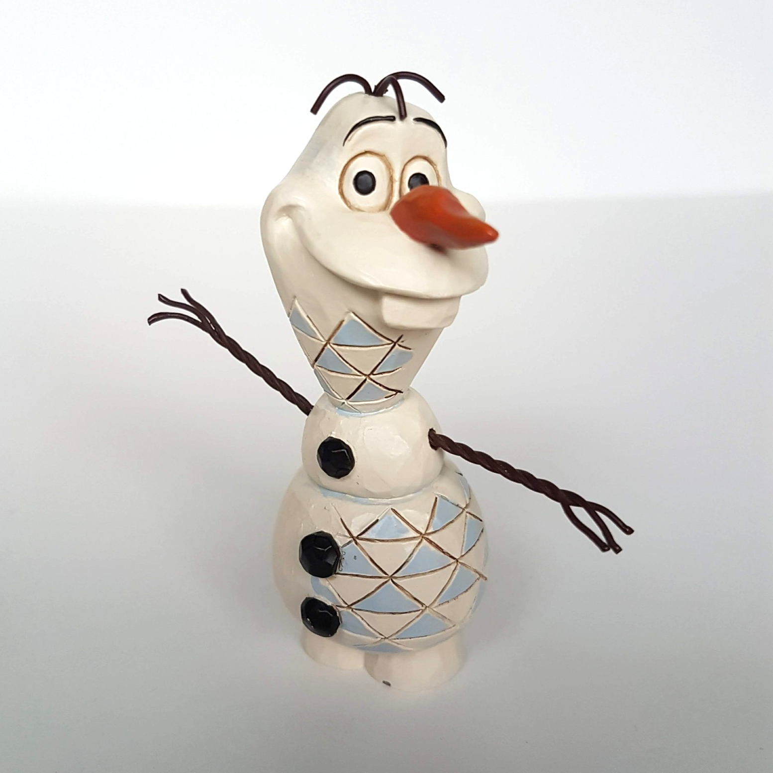 Jim Shore FROZEN YOUNG OLAF Figure Retired Disney Traditions 8.5cm Rare HTF Snow0