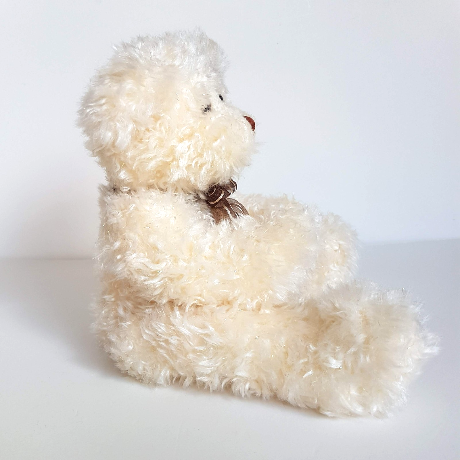 Aurora GLITTER BEAR Plush Teddy Bear 30cm Floppy Soft Toy Stuffed Animal Foil5