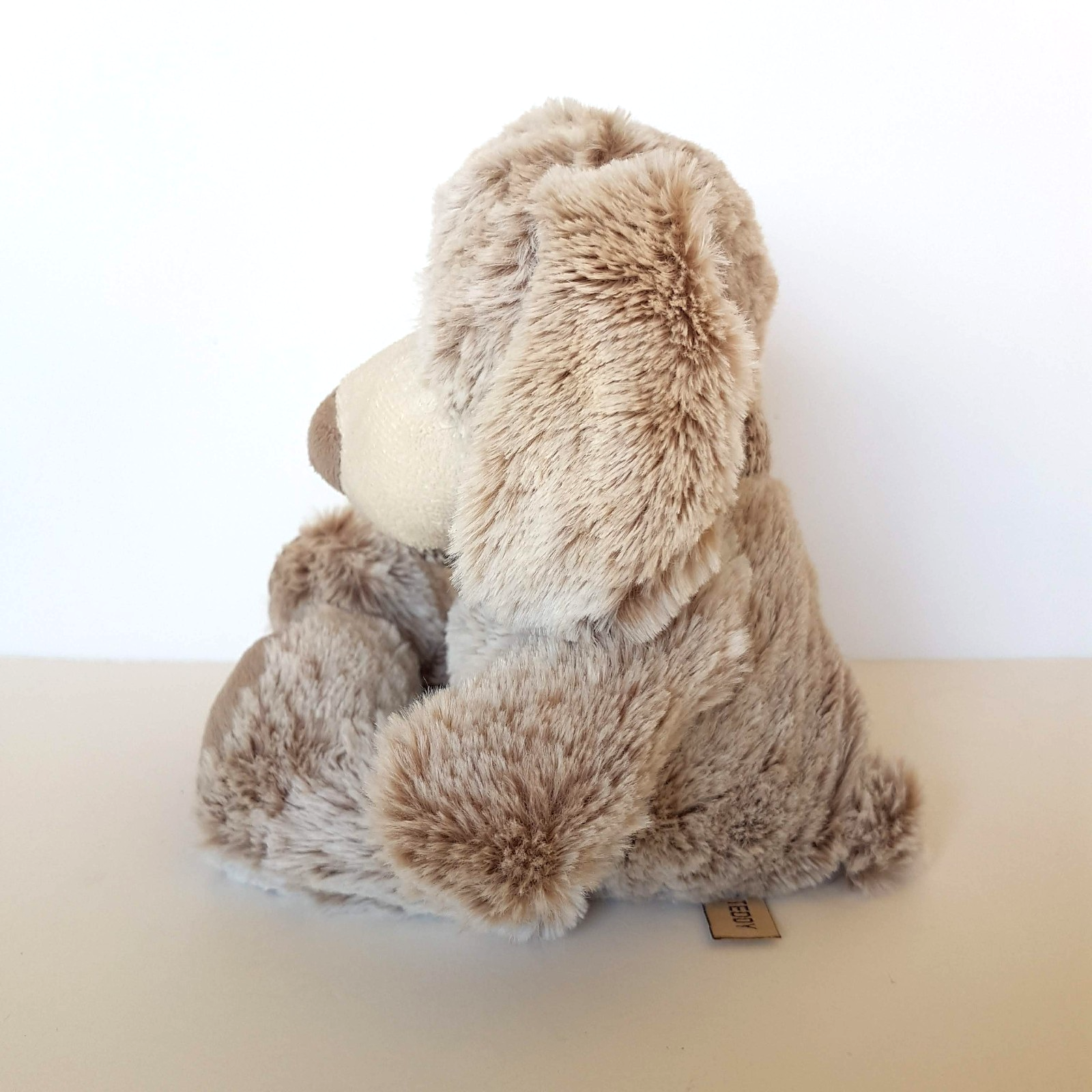 Floppy QUALITY TEDDY Plush Dog 27cm Frosted Beige White Stuffed Animal Soft Toy5