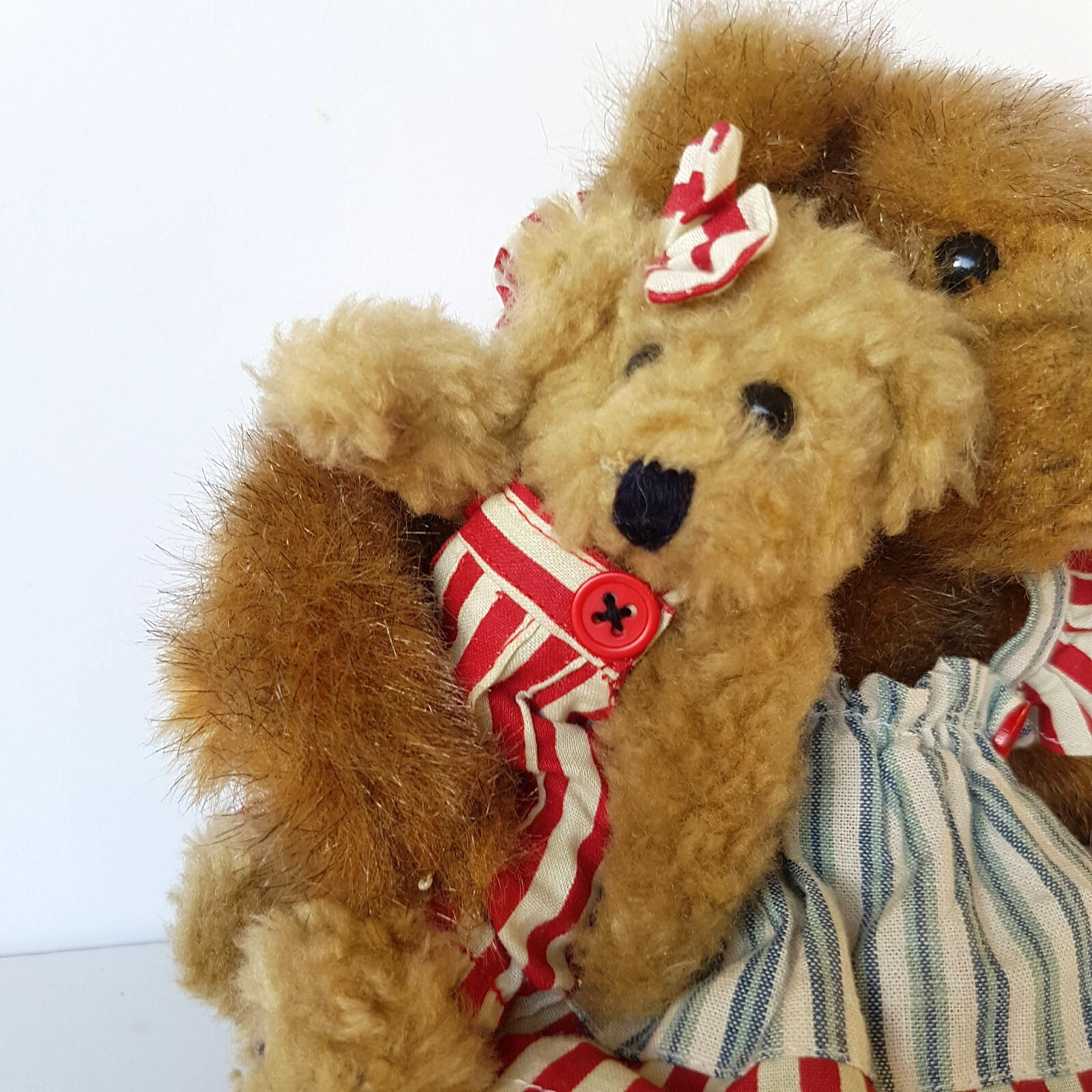 Settler Bears Jointed TEDDY BEAR Mum + Baby Stuffed Animal Soft Toy Cute Dressed5