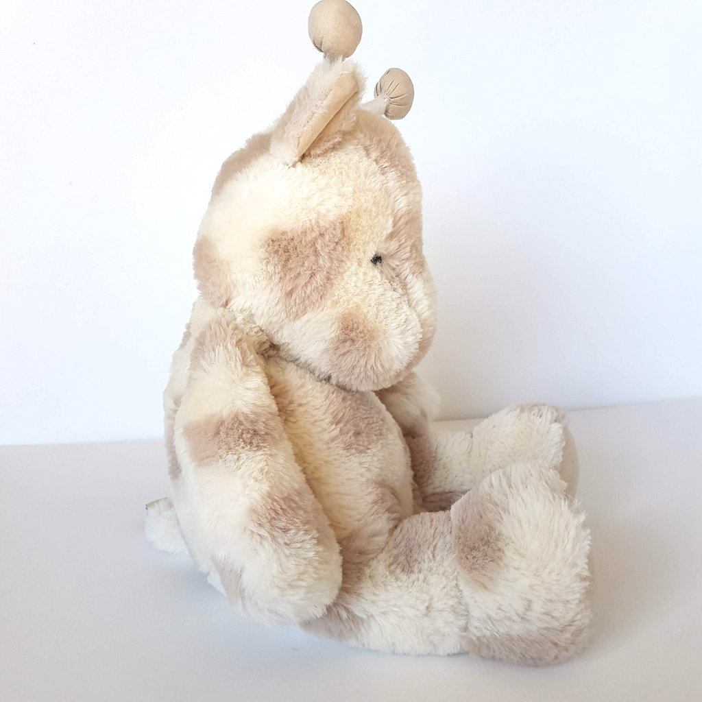 Pottery Barn Kids GIRAFFE Plush 35cm Stuffed Animal Soft Toy Neutral Beige1