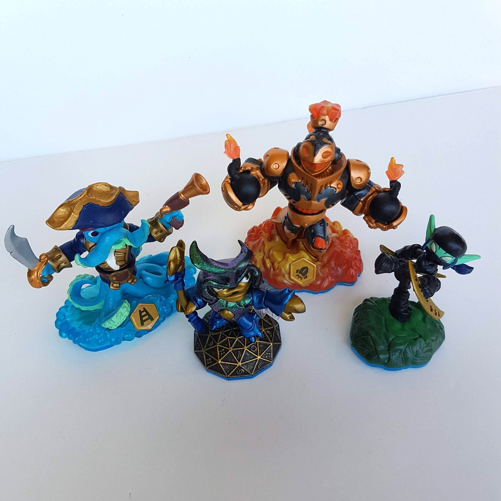 Skylanders SWAP FORCE LOT Blast Zone Wash Buckler Dune Bug Ninja Stealth Elf S33