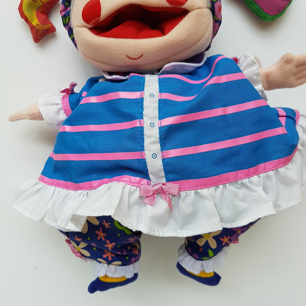 RARE Child's Play OLD LADY WHO SWALLOWED THE SEA Plush Doll Nursery Rhyme Toy3