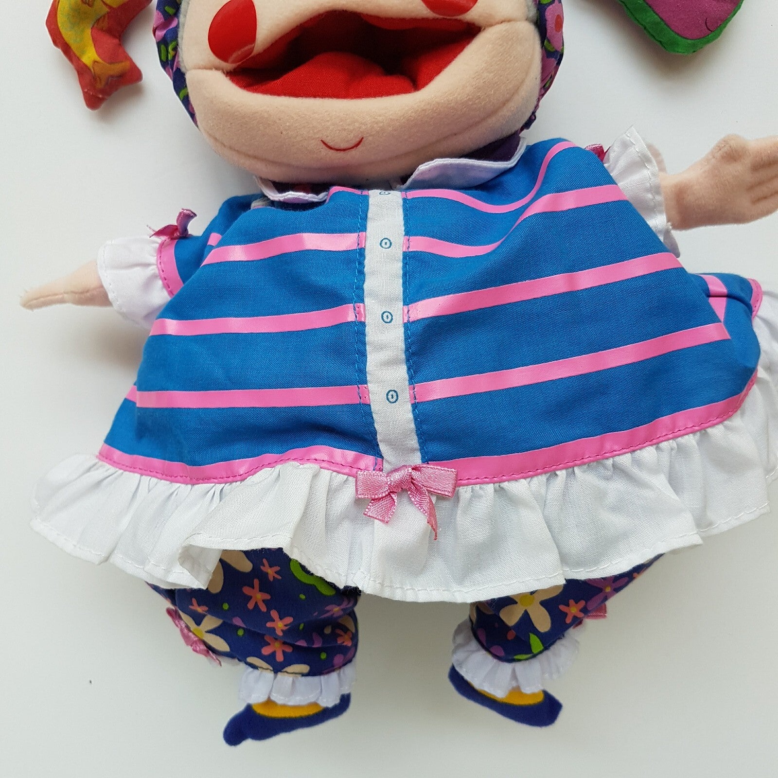 RARE Child's Play OLD LADY WHO SWALLOWED THE SEA Plush Doll Nursery Rhyme Toy3