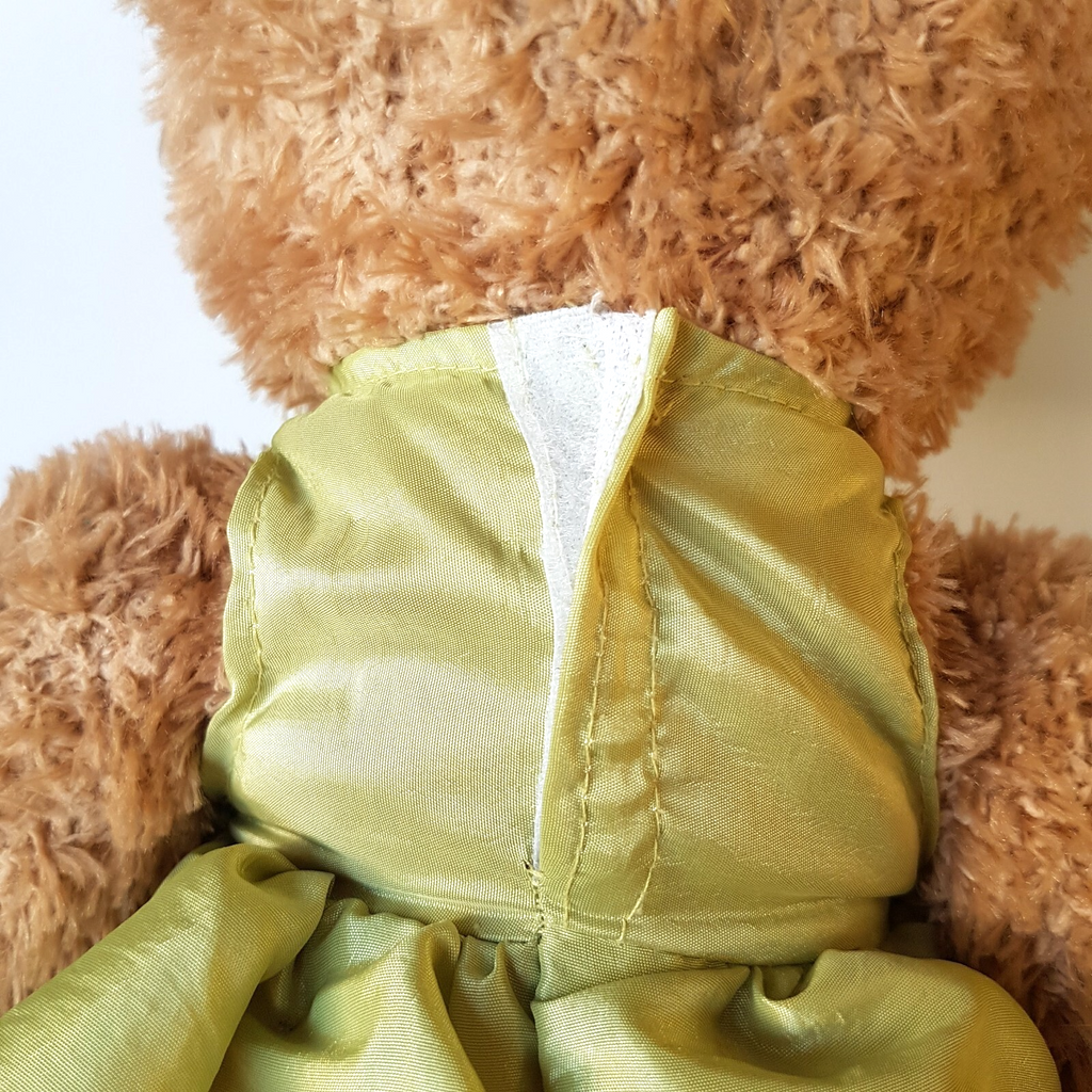Russ INDEE Teddy Bear Plush 43cm Dress Stuffed Animal Soft Toy Pretty Unique11