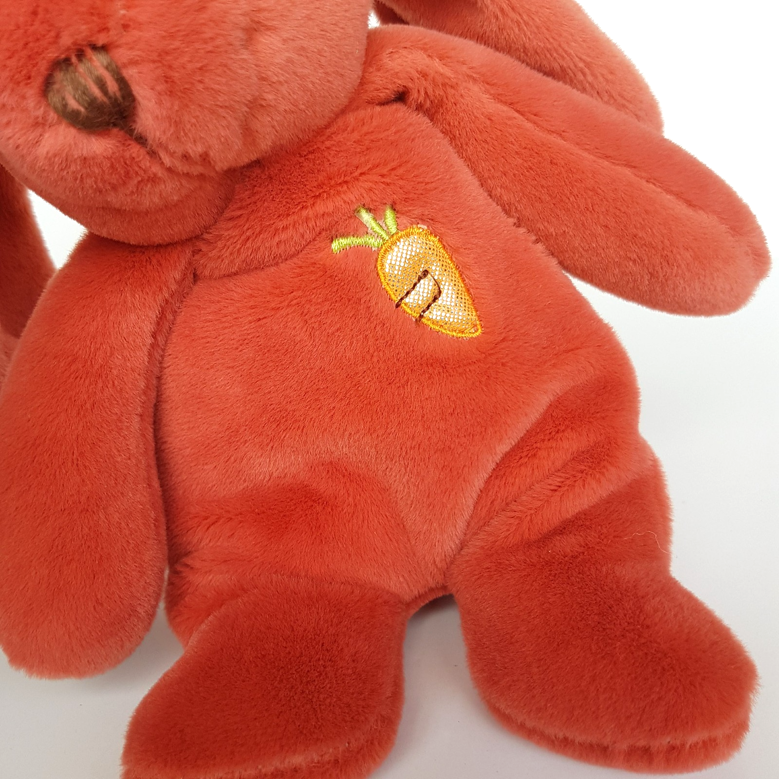 Teddy Time CORAL BUNNY RABBIT Super Plush 21cm Stuffed Animal Soft Toy Carrot6