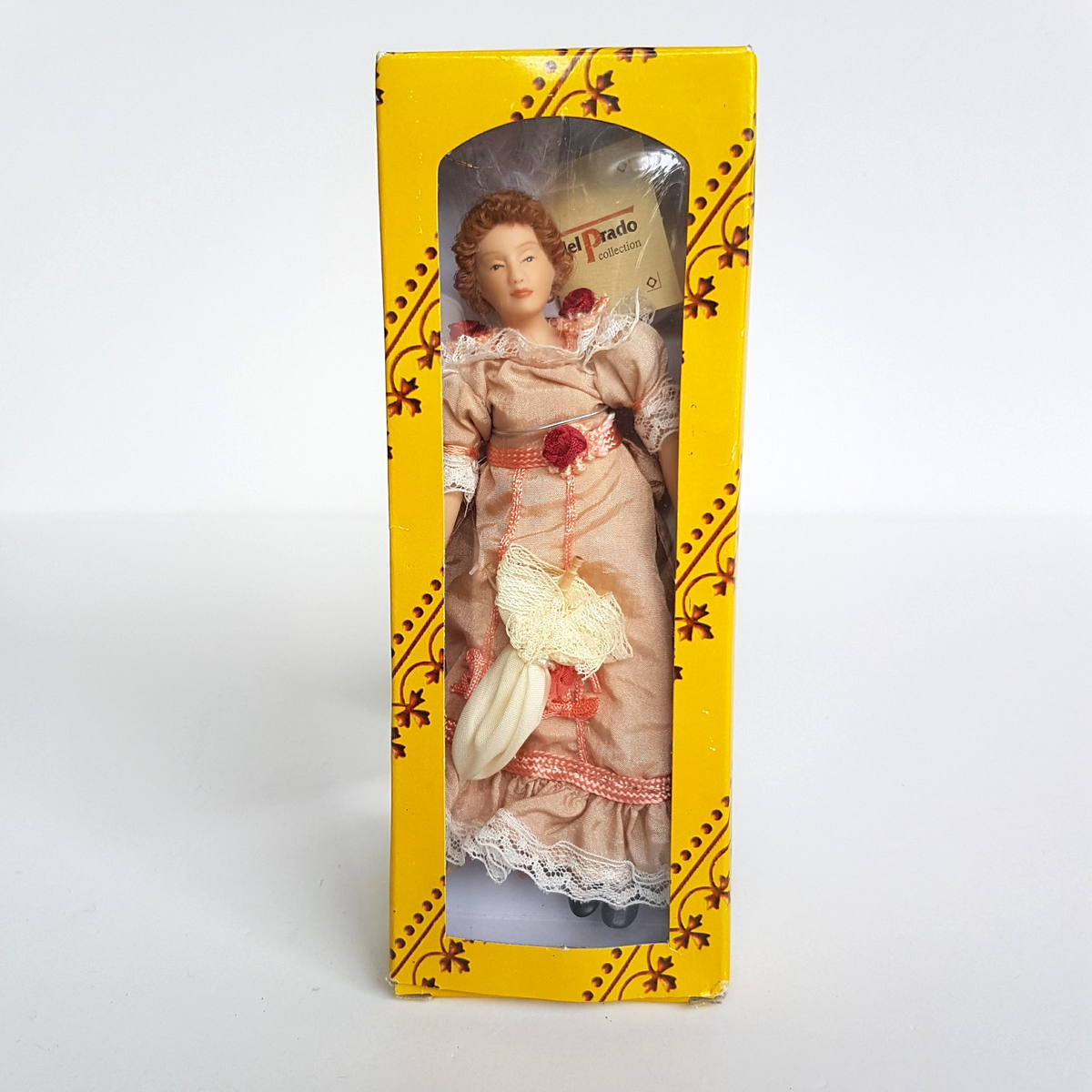 Del Prado Doll House VICTORIAN LADY Doll Woman Pink Dress BOX Collectible Toy0