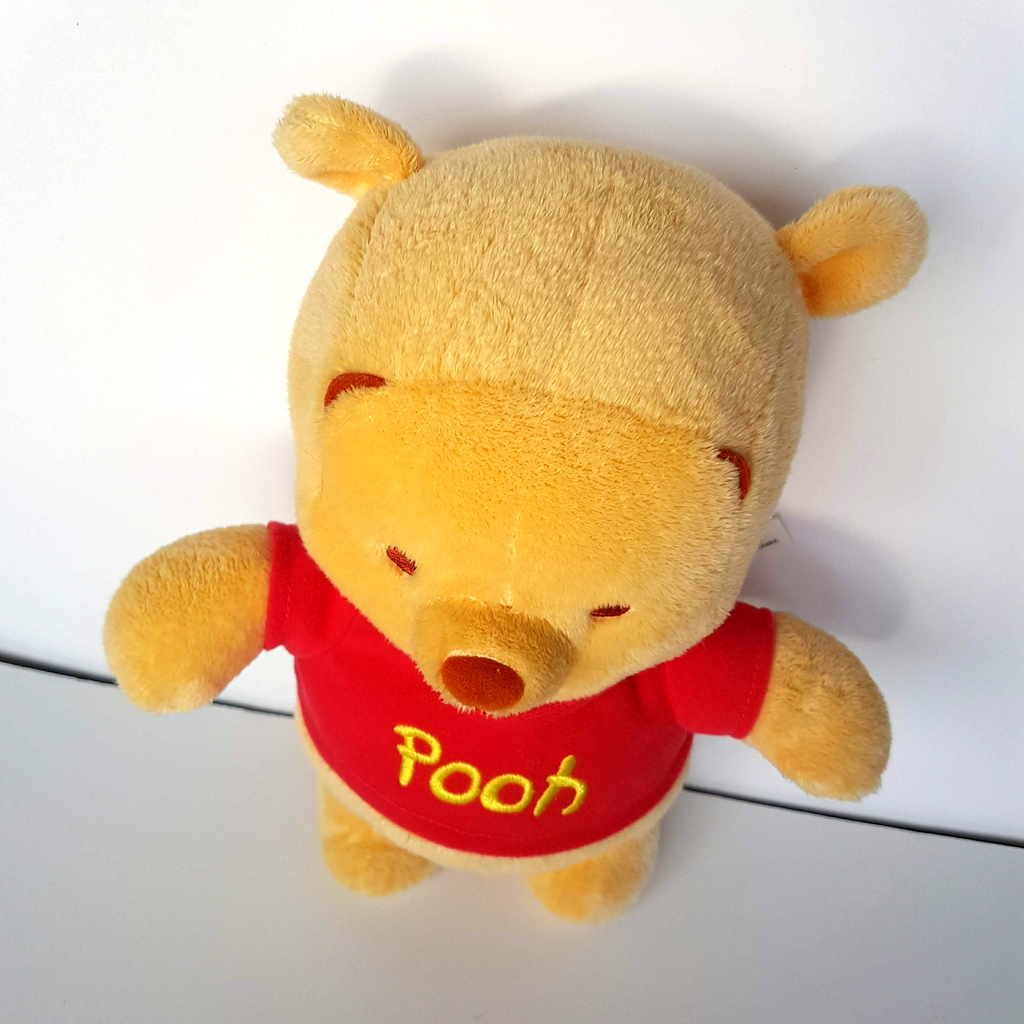 Fisher Price WINNIE THE POOH Lovey Plush Rattle 29cm Soft Toy Stuffed Animal4