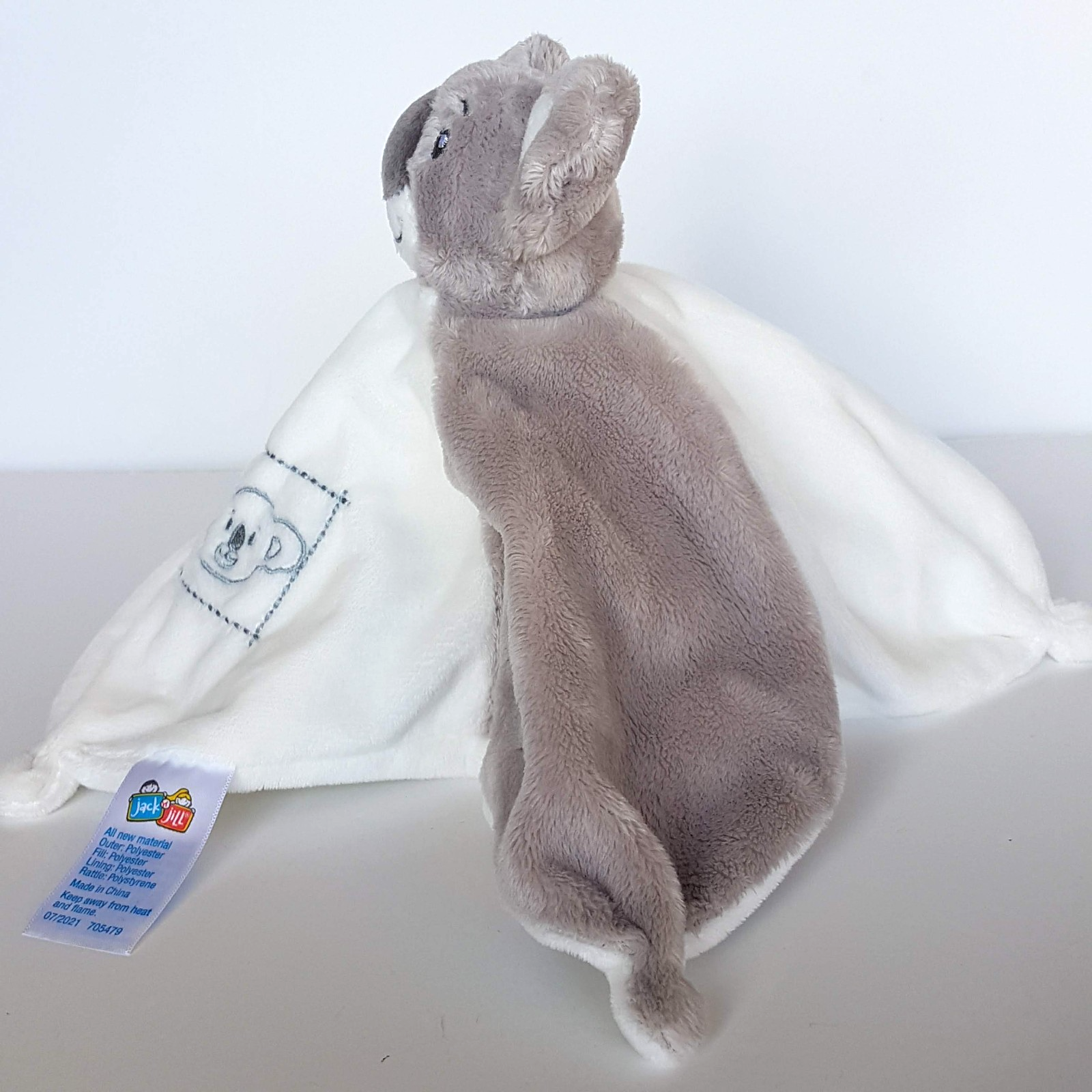 Jack & Jill KOALA Grey Rattle Lovey Plush Security Comforter Sleep Cute Soft Toy5