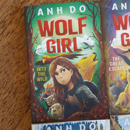 Anh Do WOLF GIRL 1 8 Fantasy Book Bundle Lot Kids Paperback Illustrated Novel1