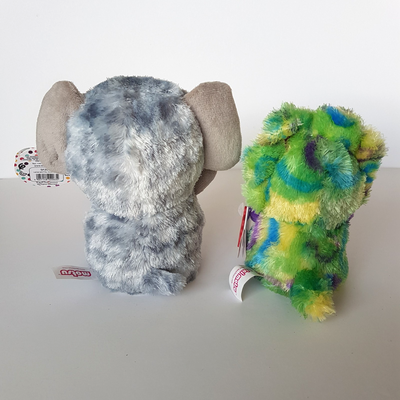 Mini Motsu ERNEST & TROY Rhino Elephant Plush TAGS Stuffed Animal Soft Toy Small7