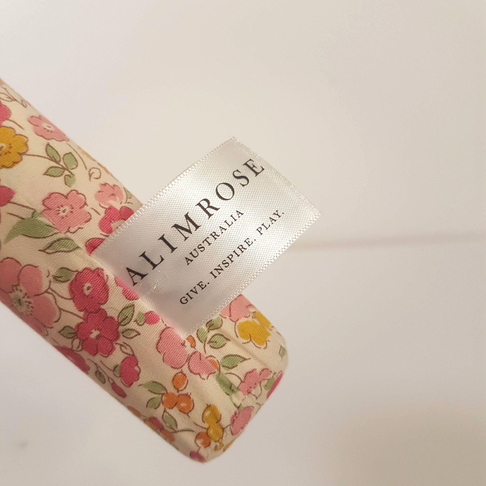 Alimrose UNICORN SQUEAKER ELEPHANT RATTLE Floral Toy Pastel Baby Soft Toy Animal6