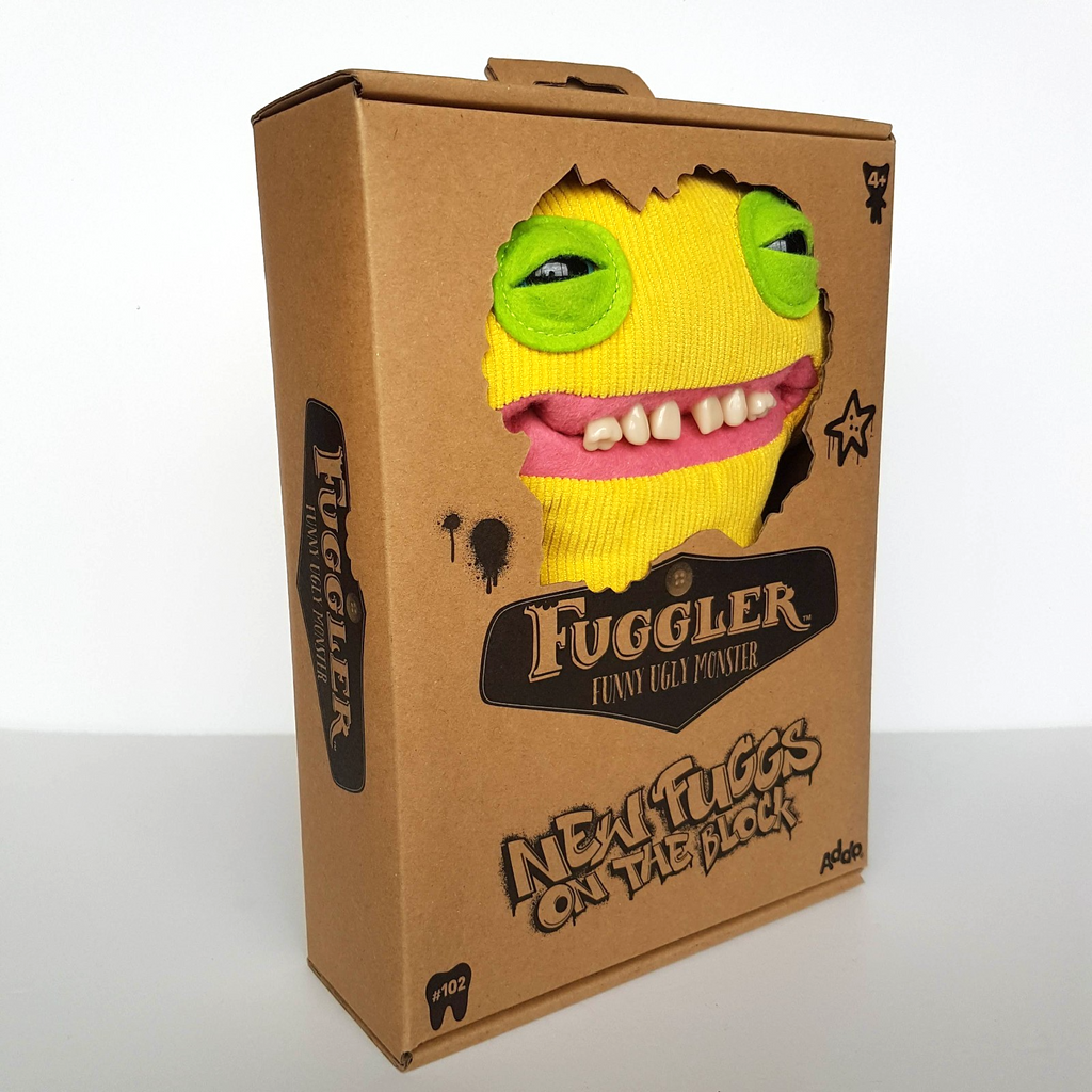BOXED Fuggler SMILEY O'RILEY Funny Ugly Monster New Fuggs Soft Toy Monster Plush1