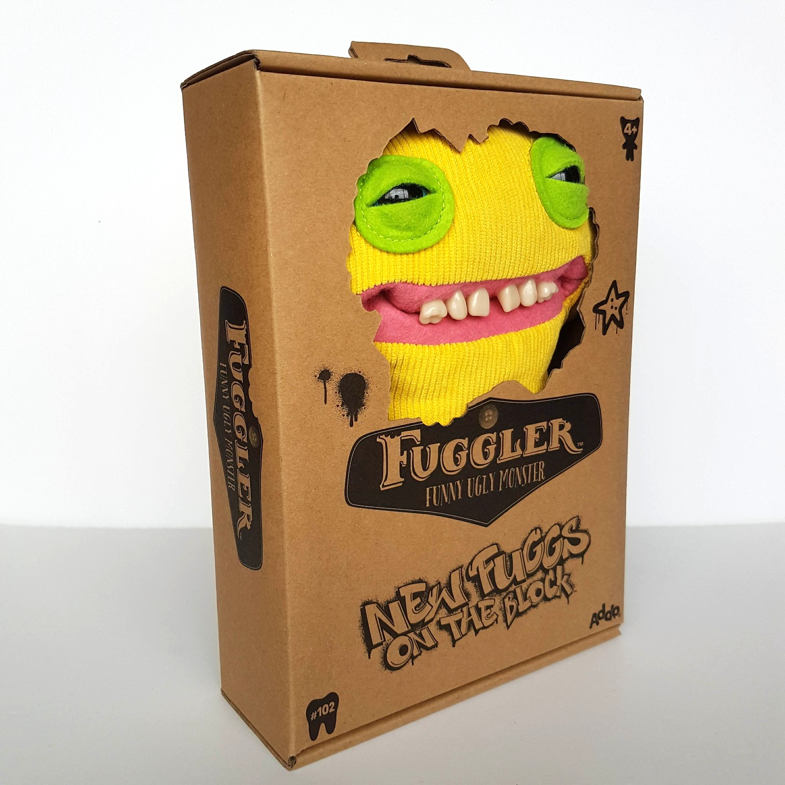 BOXED Fuggler SMILEY O'RILEY Funny Ugly Monster New Fuggs Soft Toy Monster Plush1