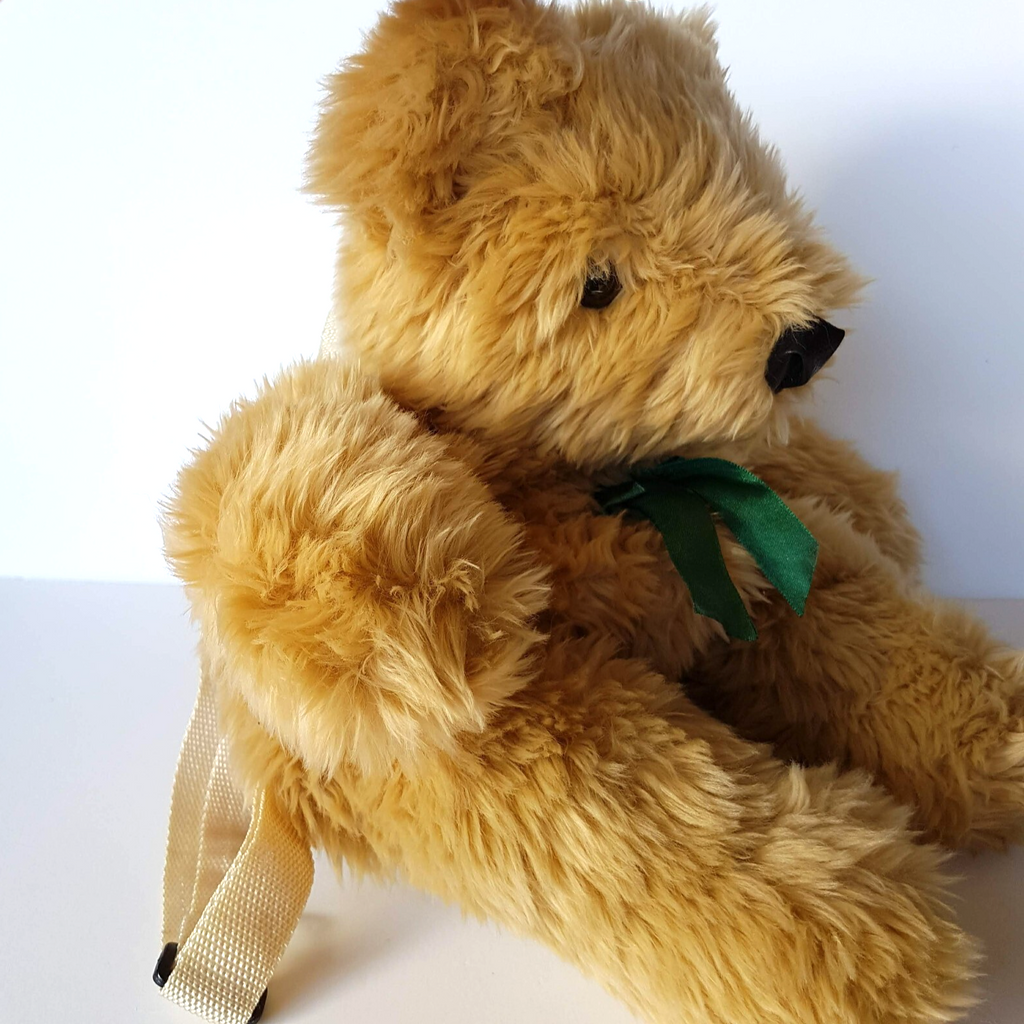 Plush Teddy KIDS BACKPACK Bag Stuffed Animal Bear Soft Toy 49cm School Bag Cute12