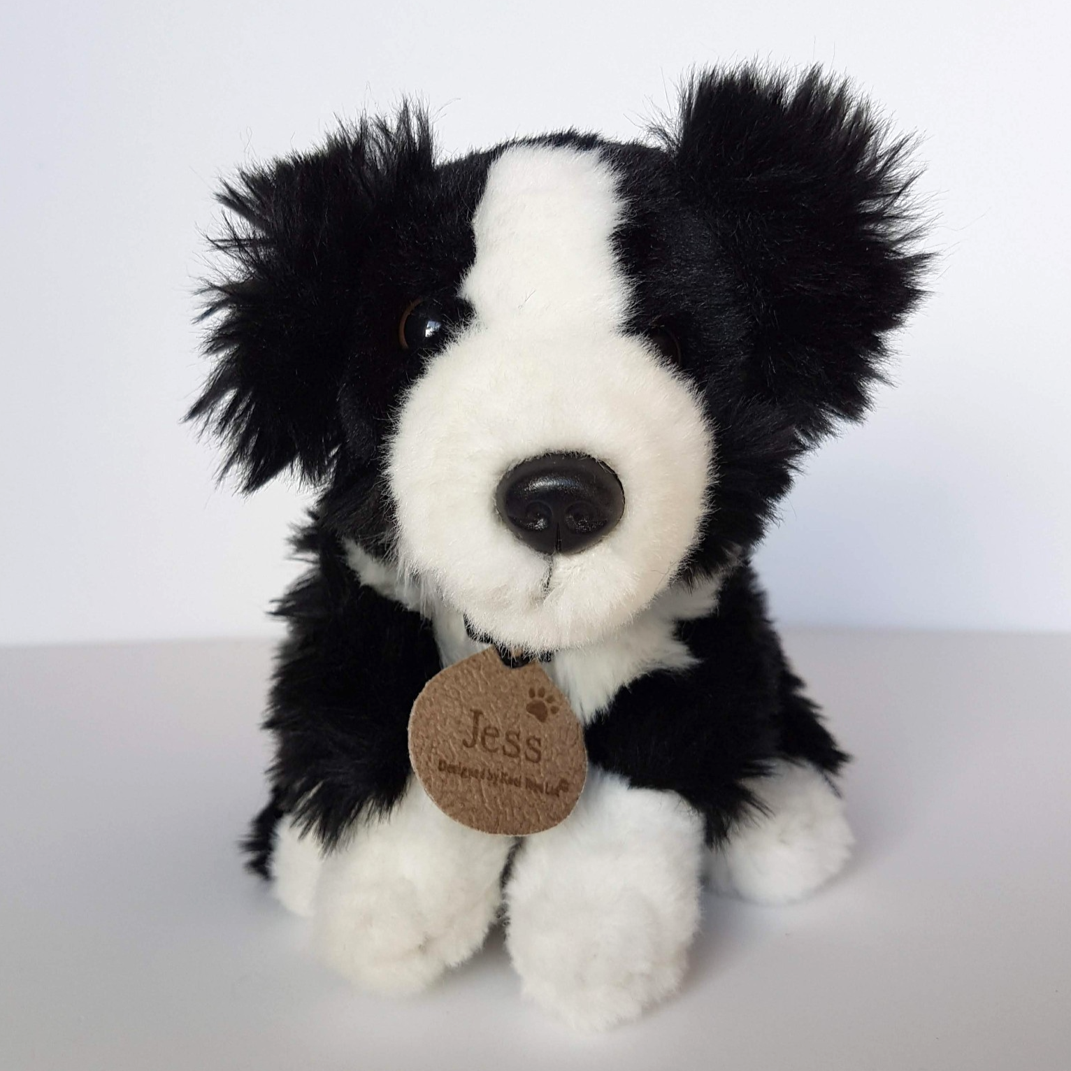 Keel Toys JESS BORDER COLLIE Dog Puppy Plush Soft Toy Stuffed Animal Black White0