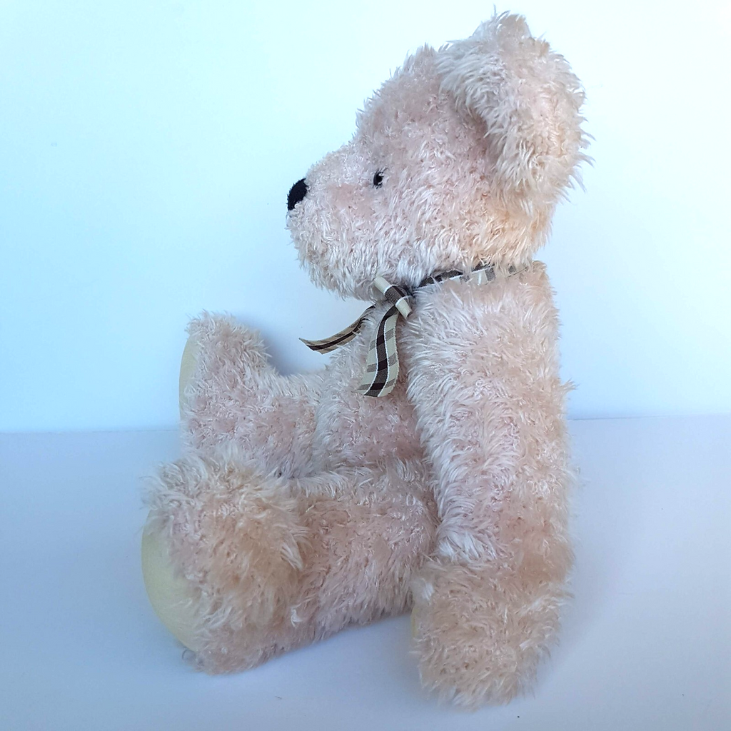 Russ TEDDY BEAR ELIZABETH Plush 33cm Soft Toy Beanbag Stuffed Animal Cute Cream7