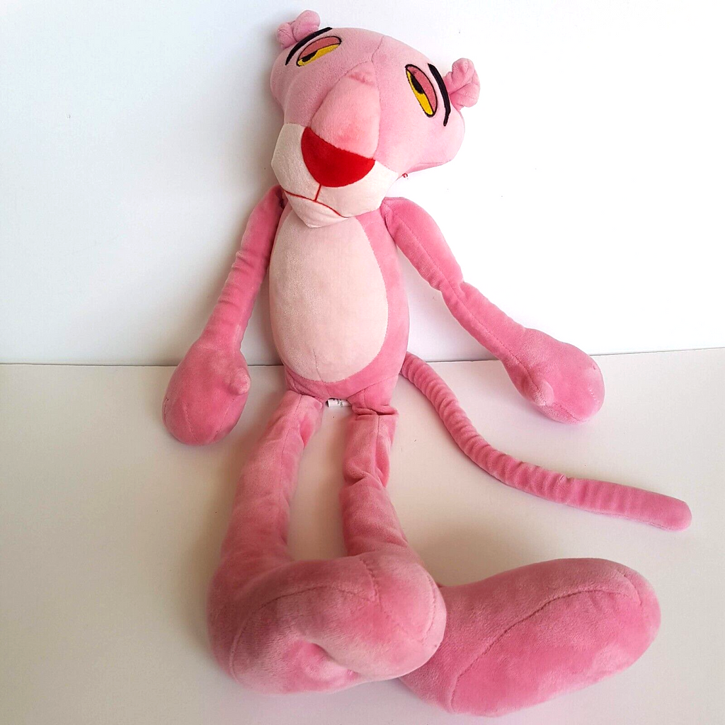 Miniso PINK PANTHER Plush 55cm Cat Stuffed Animal Cartoon Floppy Soft Toy 20170