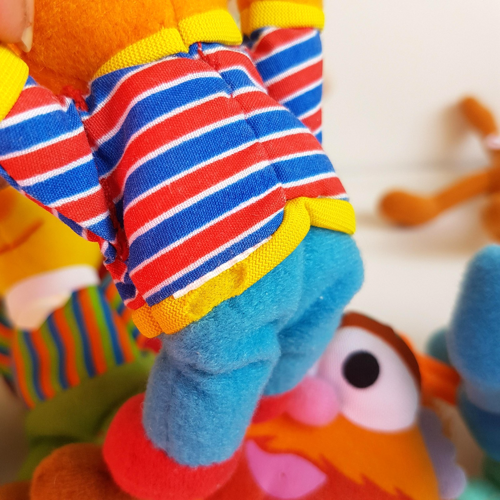 SESAME STREET + MUPPETS McDonalds Happy Meal Soft Toys LOT Plush Soft Toy Bundle10