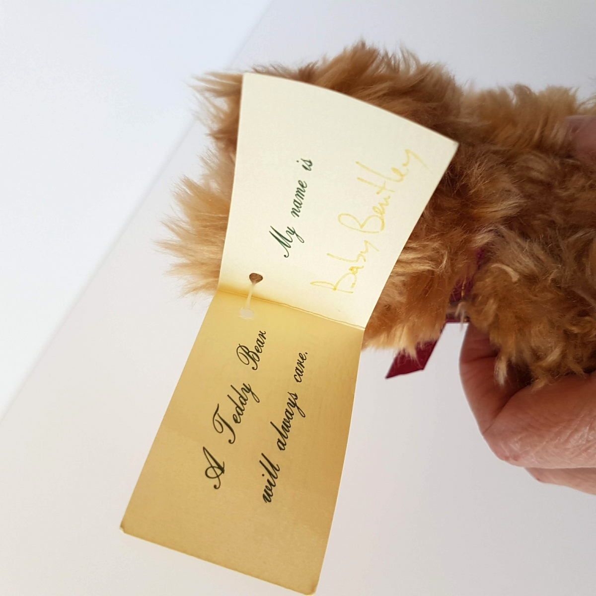 RARE Russ BABY BENTLEY Teddy Bear Plush 21cm Vintage Stuffed Animal Soft Toy7
