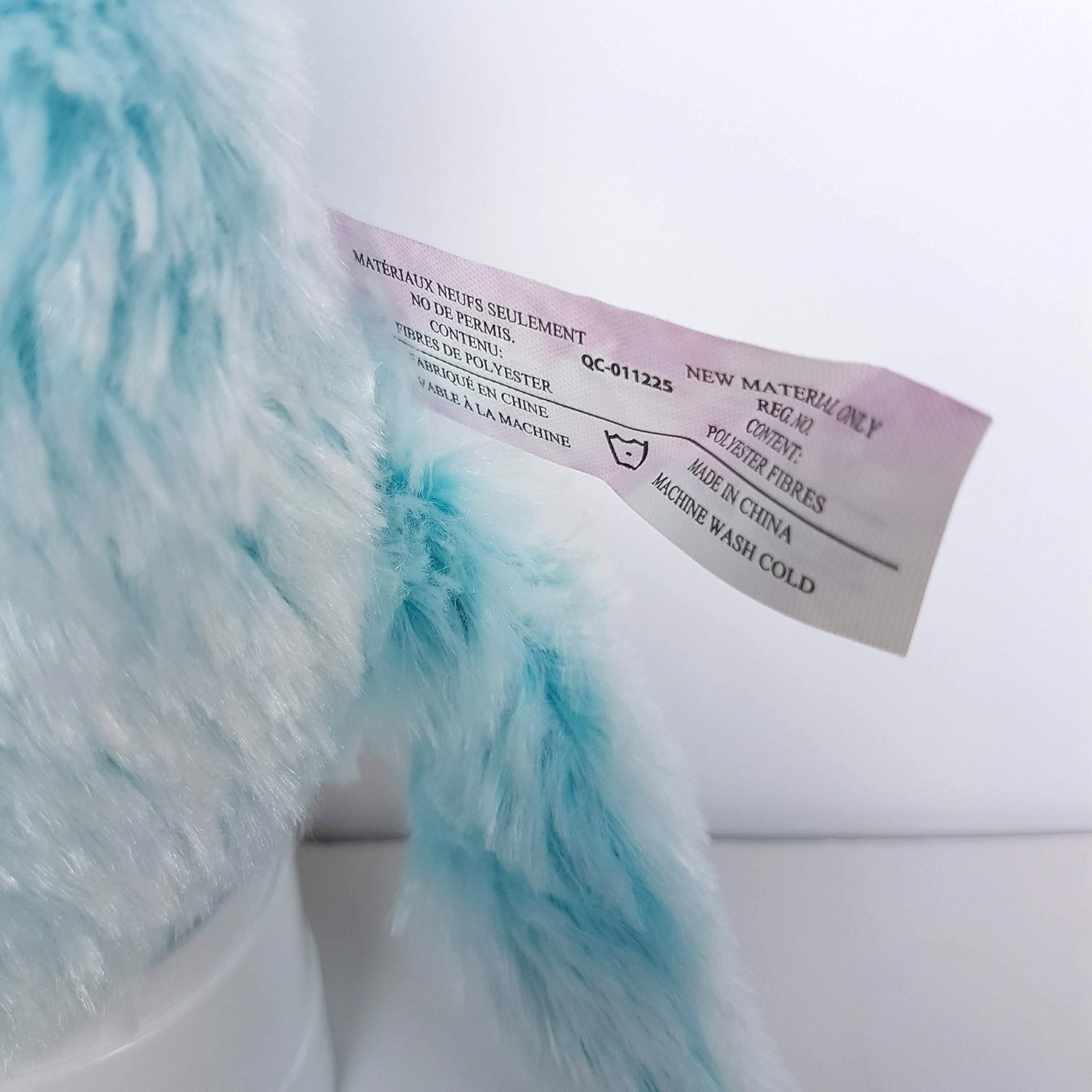 Scruff a Luvs AQUA CAT Plush 25cm Stuffed Animal Blue White Soft Toy7