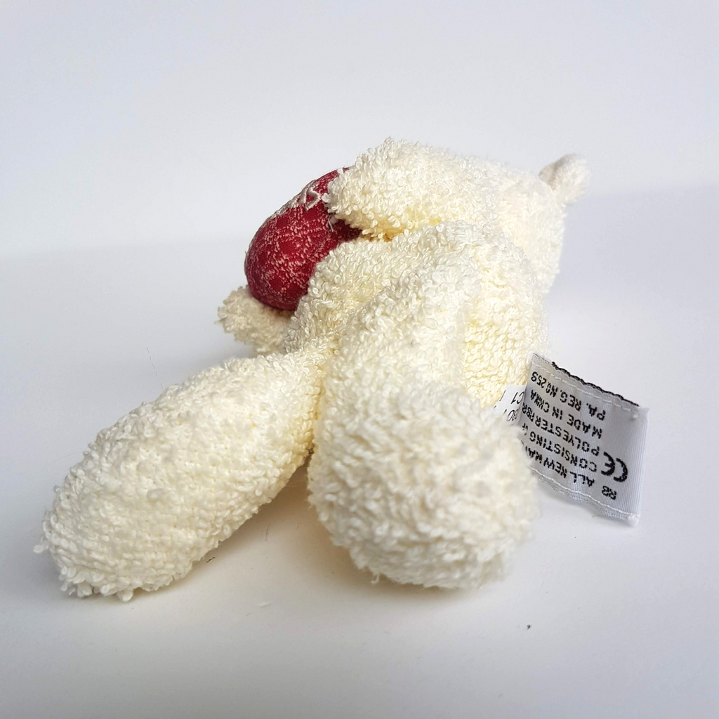 HARRODS HEART TEDDY BEAR 20cm Stuffed Animal Love Heart Soft Toy Cute Beanbag8