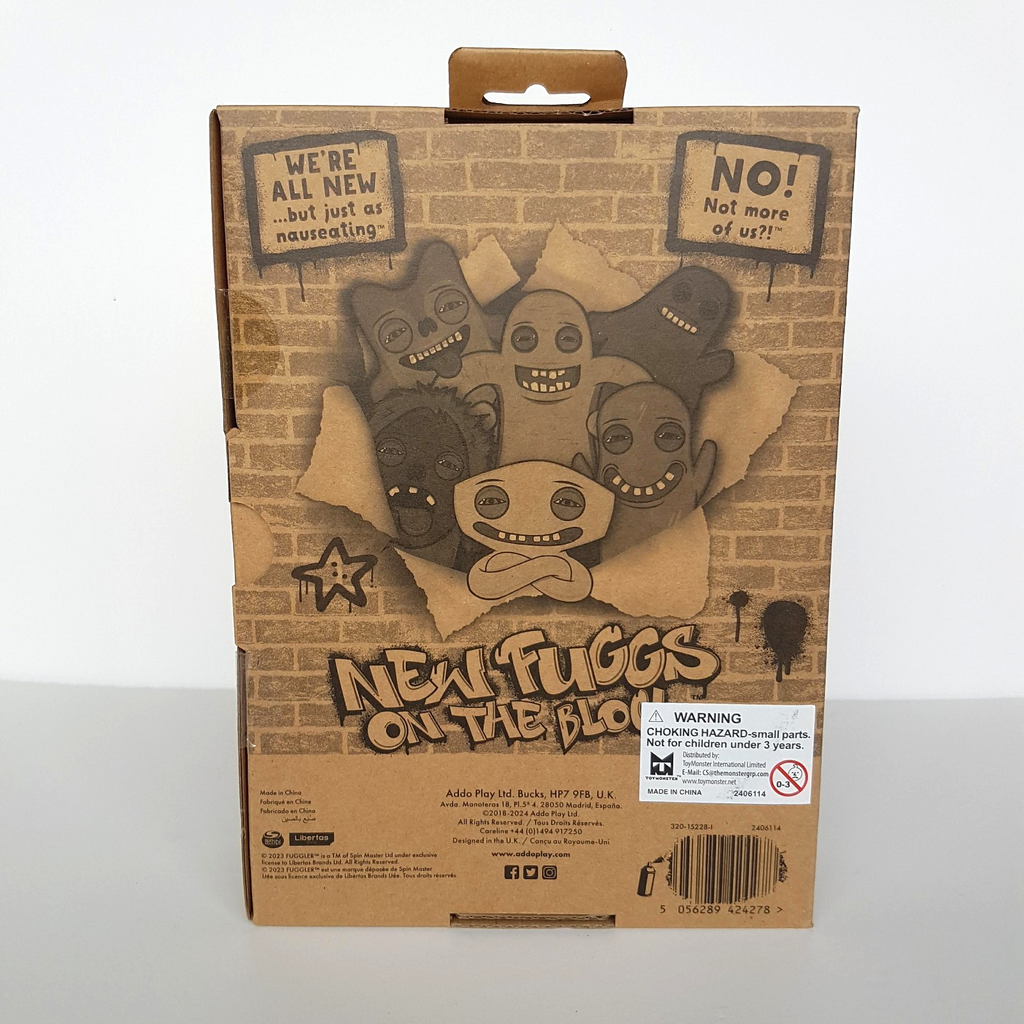BOXED Fuggler SMILEY O'RILEY Funny Ugly Monster New Fuggs Soft Toy Monster Plush3