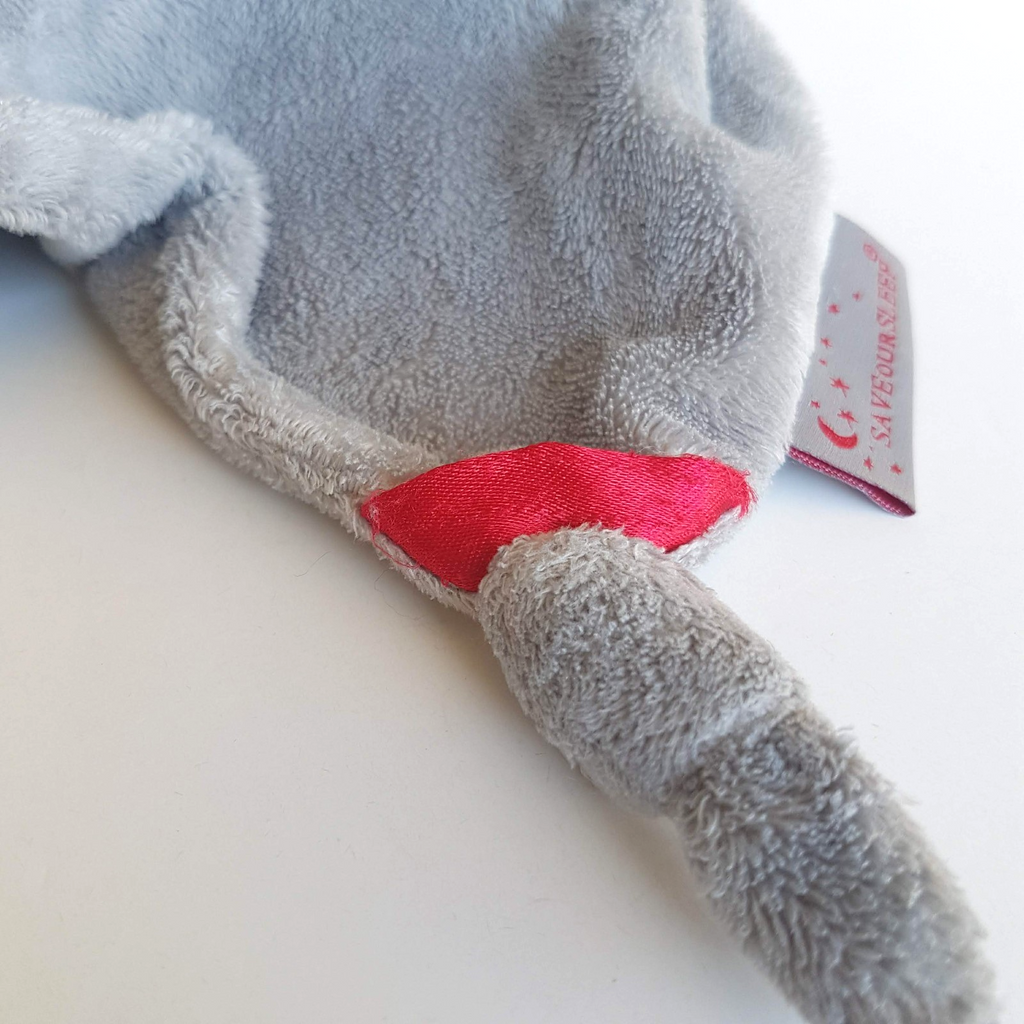Save Our Sleep GREY ELEPHANT Lovey Plush Security Comforter Sleep Baby Soft Toy4