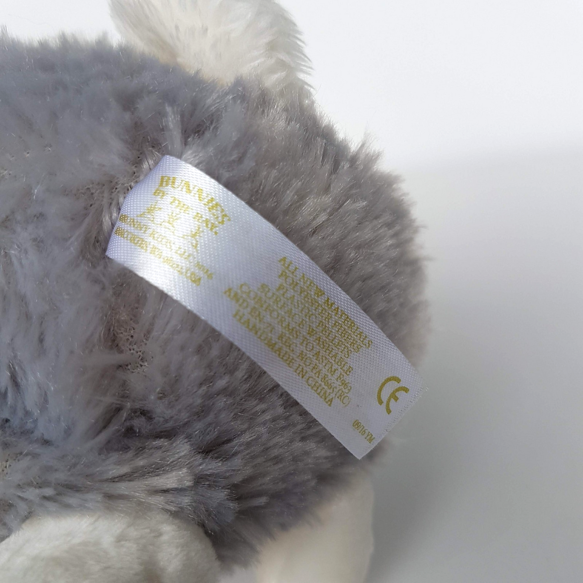 Adorable GREY BUNNY RABBIT Plush Bunnies by the Bay Stuffed Animal Floppy Toy5