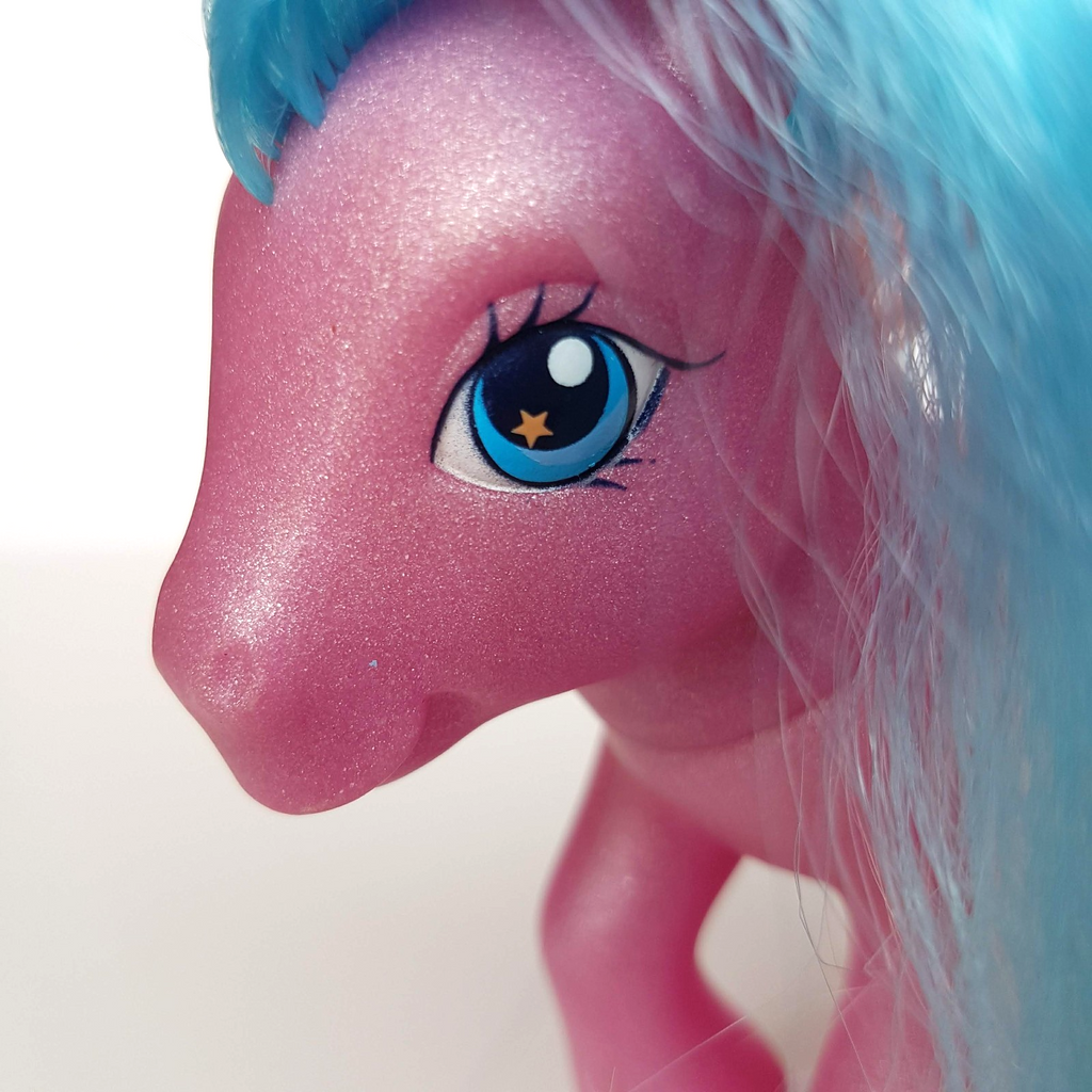 My Little Pony SUNSHOWER Horse Hasbro Vinyl Toy 2002 Brushable Sun Clouds Rain9