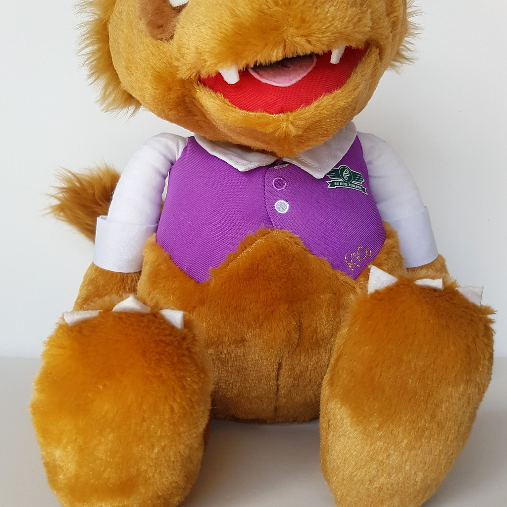 Jim Henson Rare RICO Air New Zealand Mascot Plush 47cm Soft Toy Stuffed Animal5