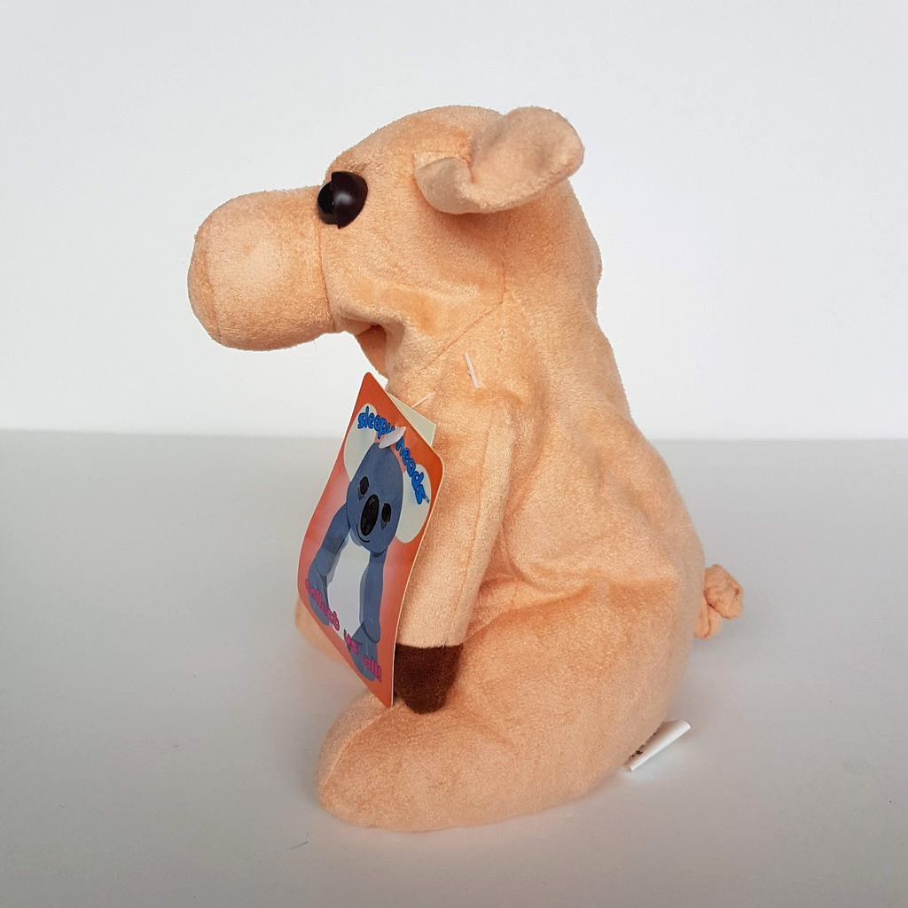 RARE CA Australia SLEEPY HEADS PIG Pigzi Plush 16cm Stuffed Animal Soft Toy2