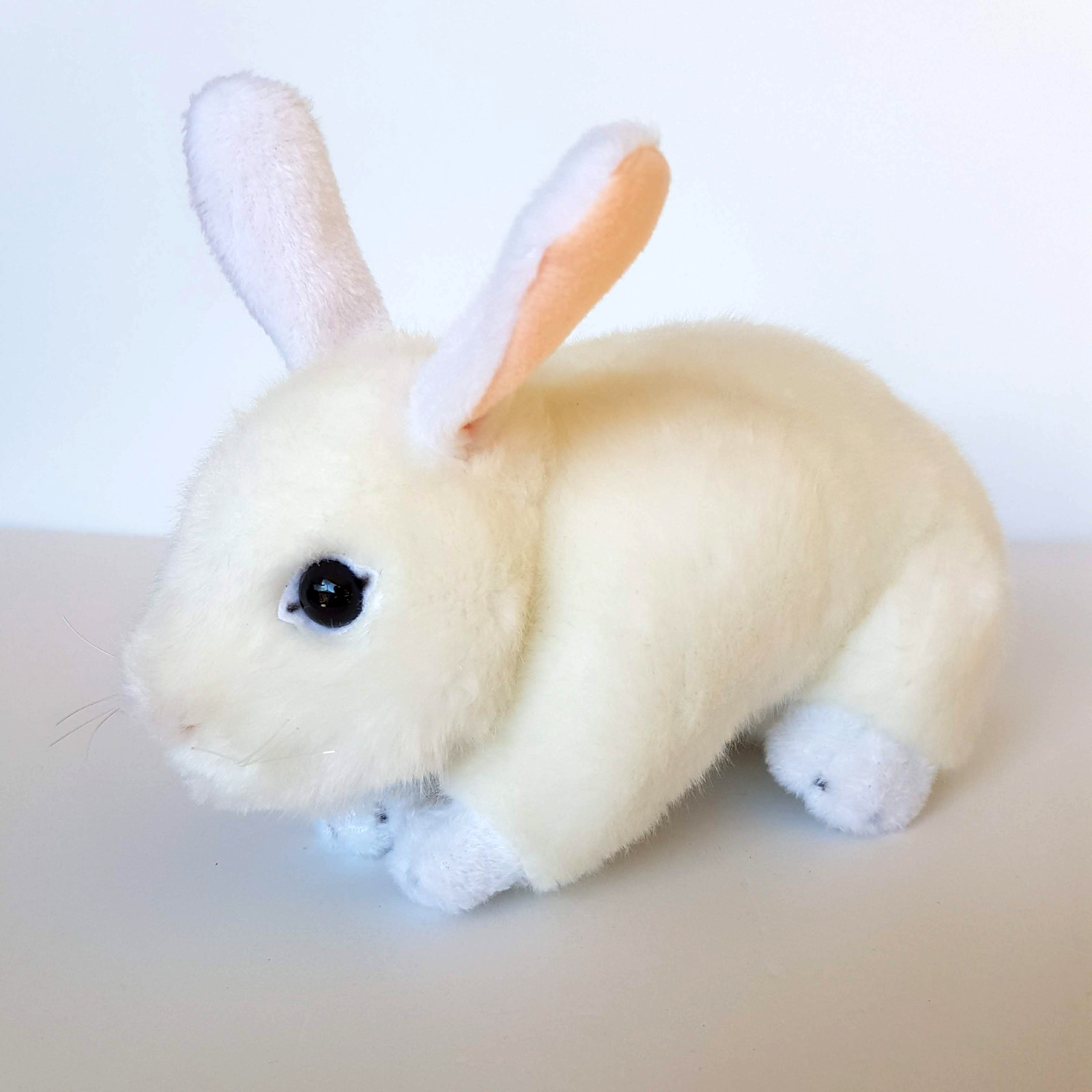 Bocchetta WHITE BUNNY RABBIT Plush Soft Toy Stuffed Animal 25cm Small Pet Toy0