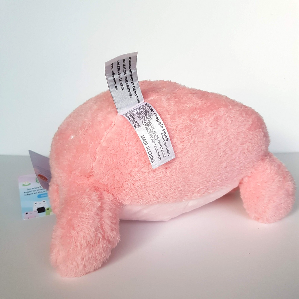 Cuddle Barn STRAWBERRY WAWA Froggie Frog Plush Goals Soft Toy Stuffed Animal9
