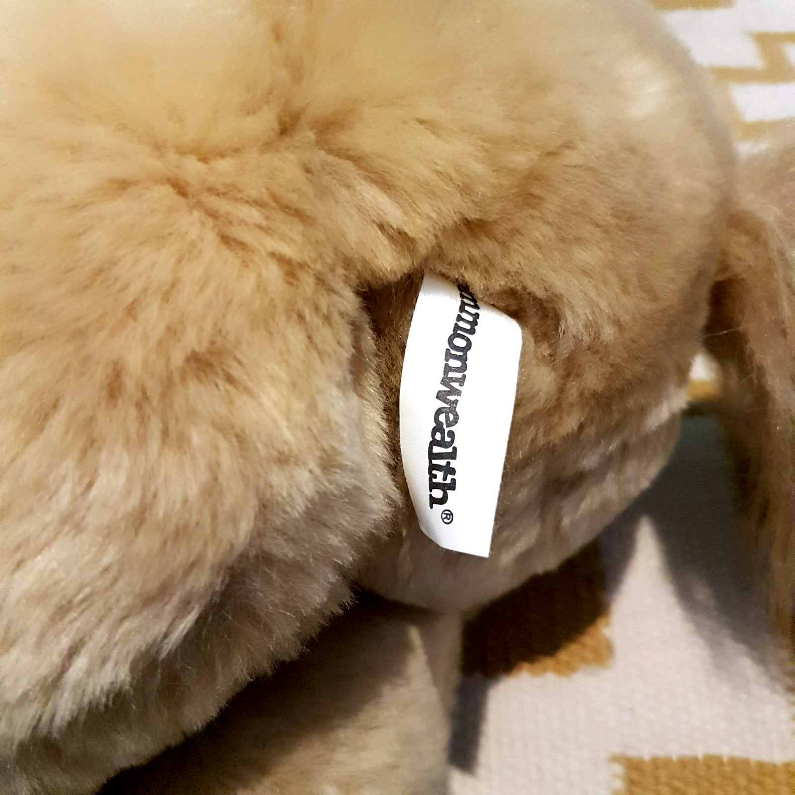 Commonwealth PALOMINO HORSE PONY Floppy Soft Toy Stuffed Animal Equestrian Cute6