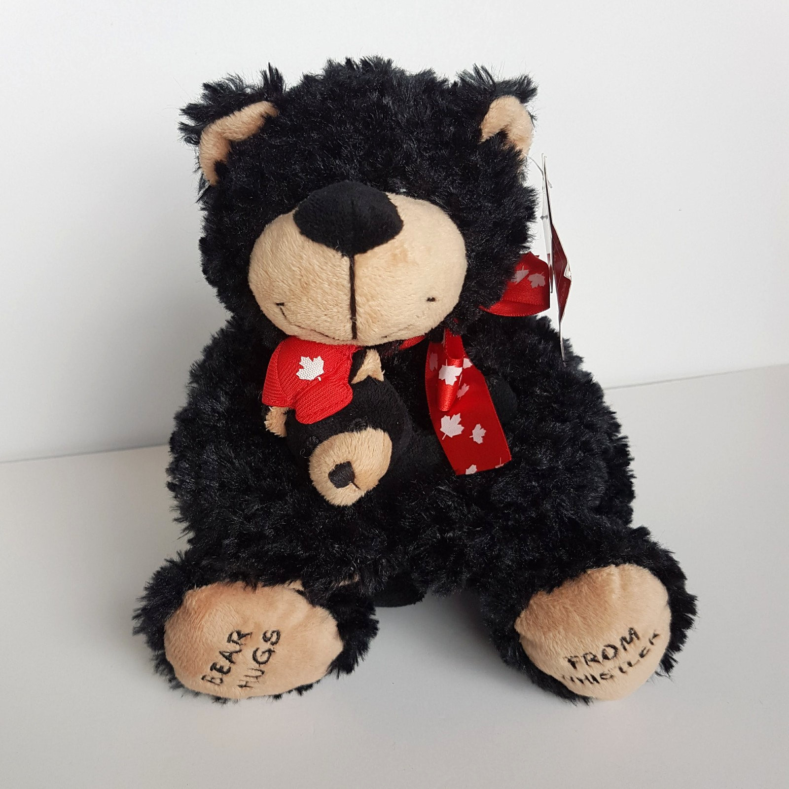 Creature Comforts WHISTLER BLACK BEAR & CUB 22cm Soft Toy Canada Stuffed Animal2