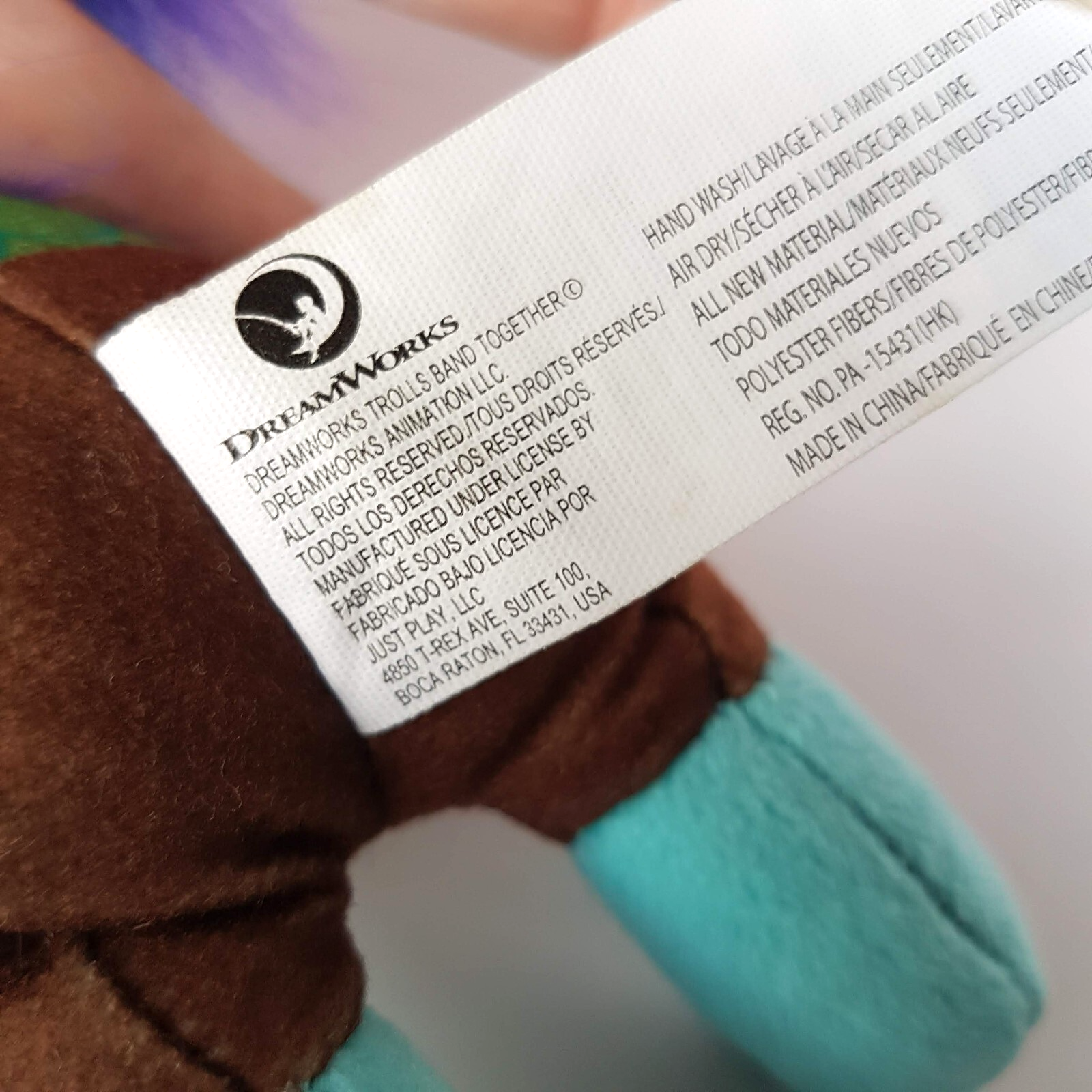 TROLLS Dreamworks POPPY & BRANCH 24cm Character Plush Stuffed Monsters Soft Toys7