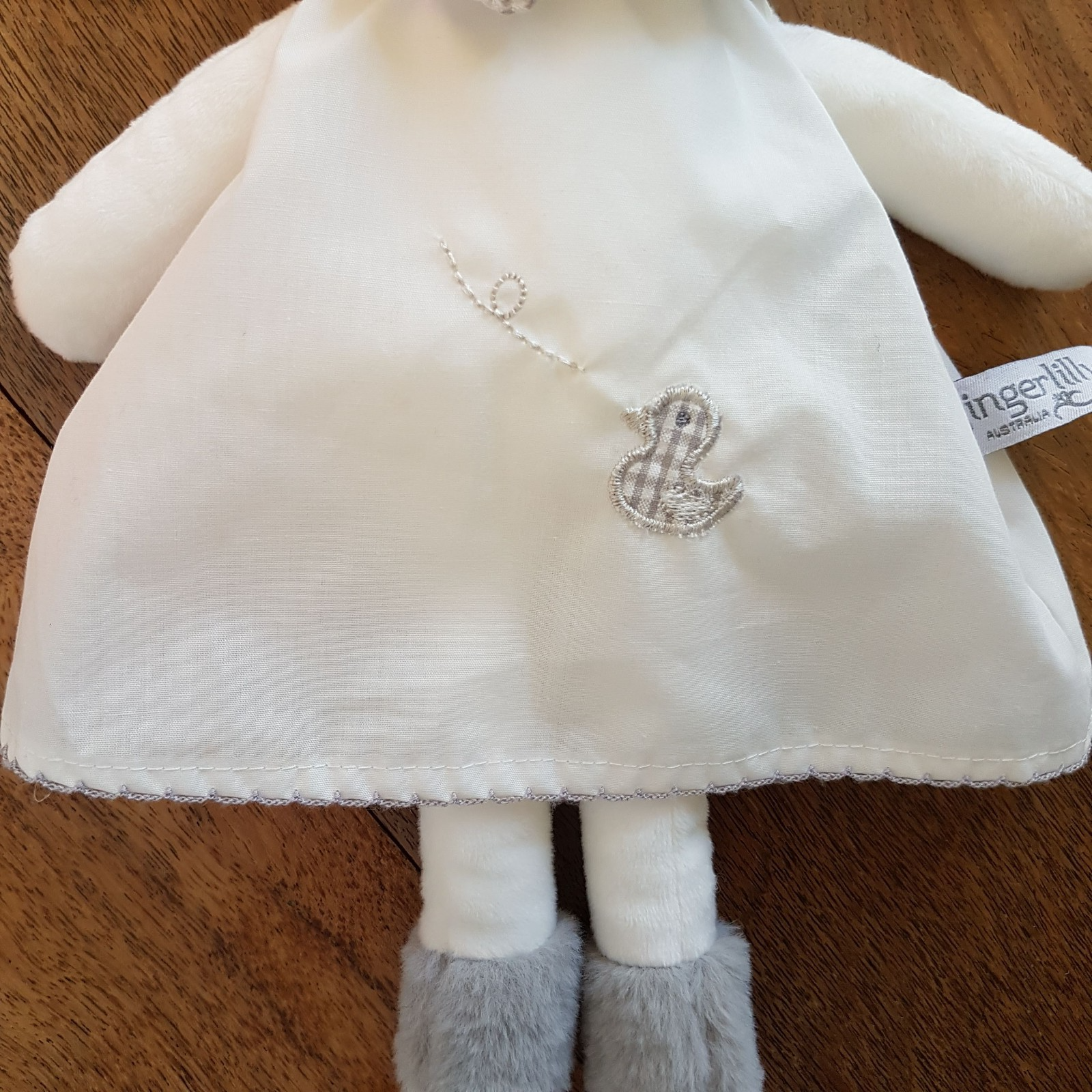 Gingerlilly BUNNY RABBIT 34cm Lovey Plush Comforter Security Soft Toy Animal2