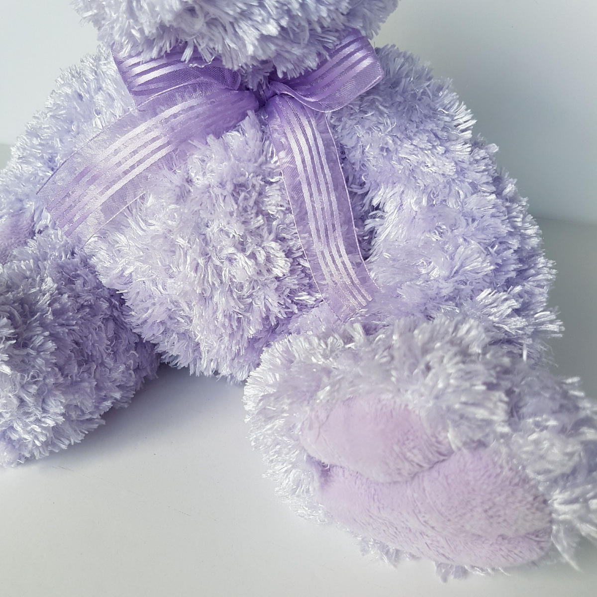 Korimco PURPLE LAVENDER TEDDY BEAR 32cm Plush Soft Toy Stuffed Animal Floppy3