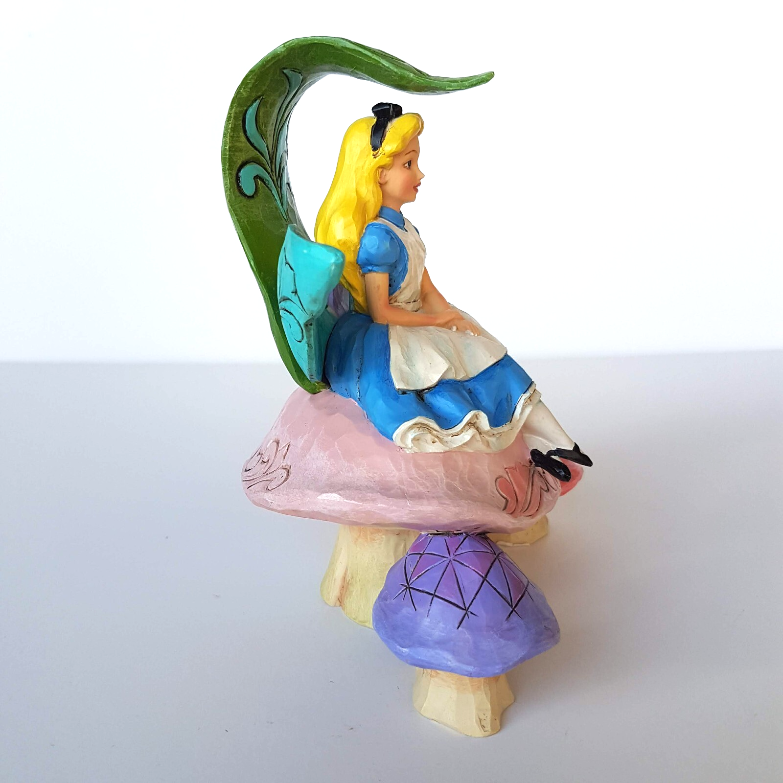 JIM SHORE Alice in Wonderland Changed So Much Statue Fairy Tale Disney Figurine4
