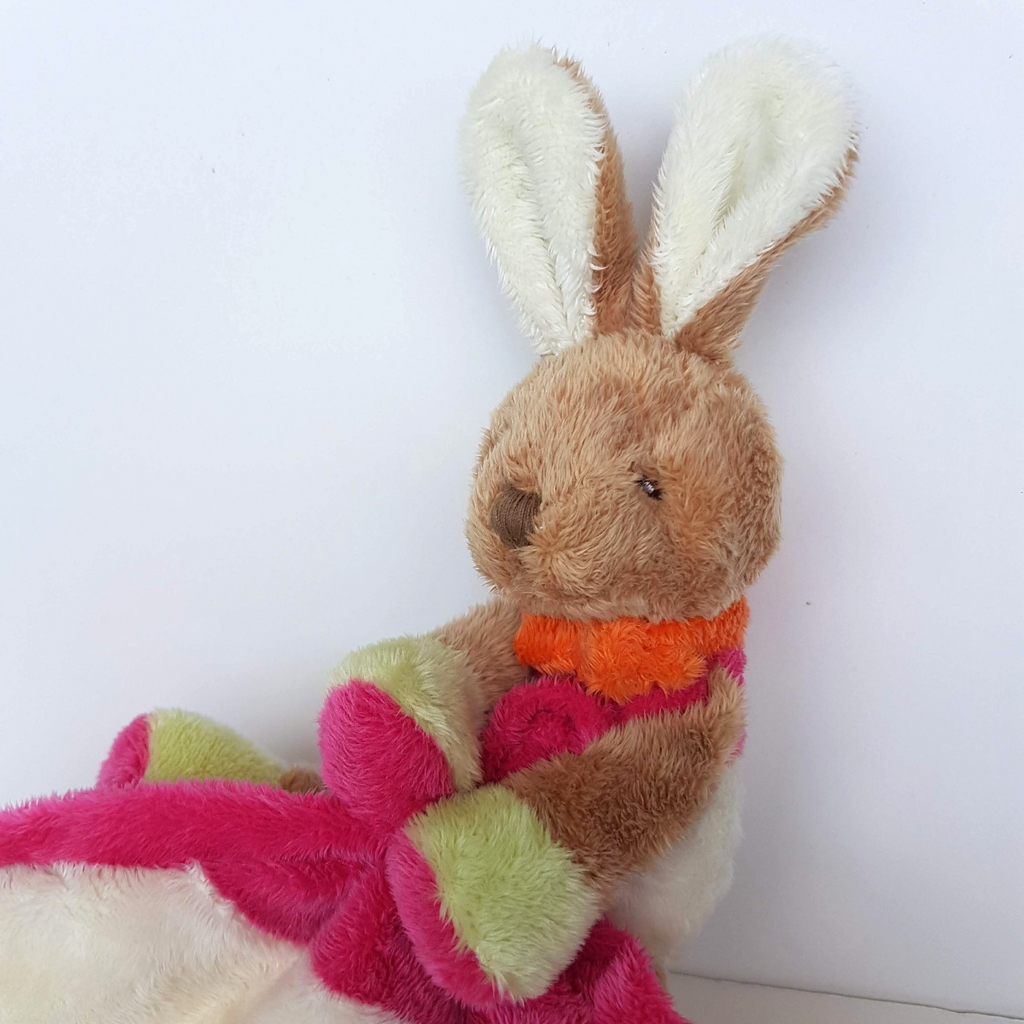 Toodo BUNNY RABBIT Baby Lovey Comforter Security Blanket Soft Toy Stuffed Animal1