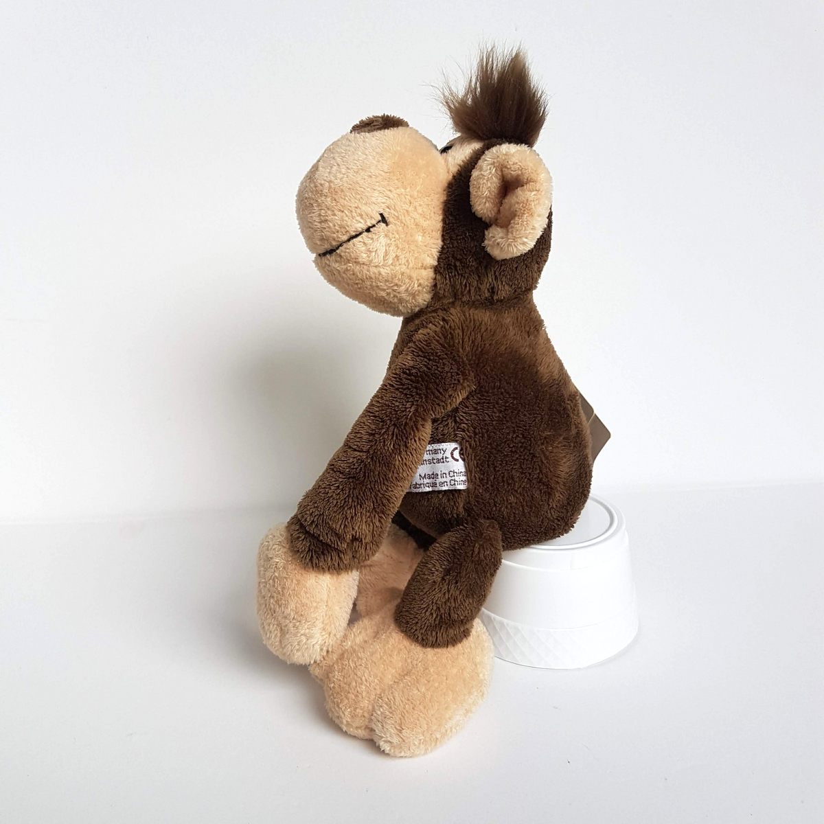 Nici BROWN MONKEY Plush Soft Toy 22cm Stuffed Animal Farm Floppy Cuddly TAGS4