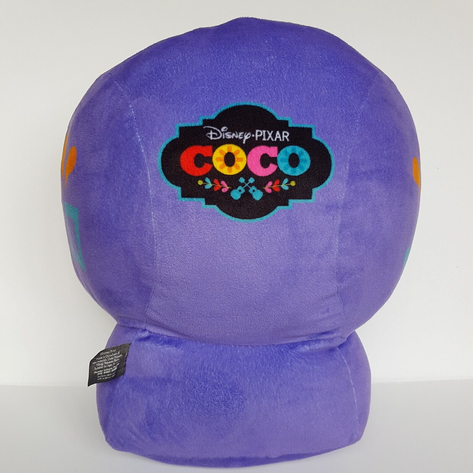 Large COCO Skull CUSHION Kids Purple Plush Large Pillow Toy Mexico Pixar Disney8