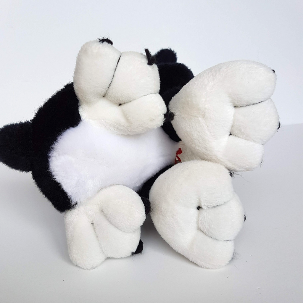 PAWPHANS Border Collie DOG Puppy Plush 24cm Soft Toy Stuffed Animal Black White13